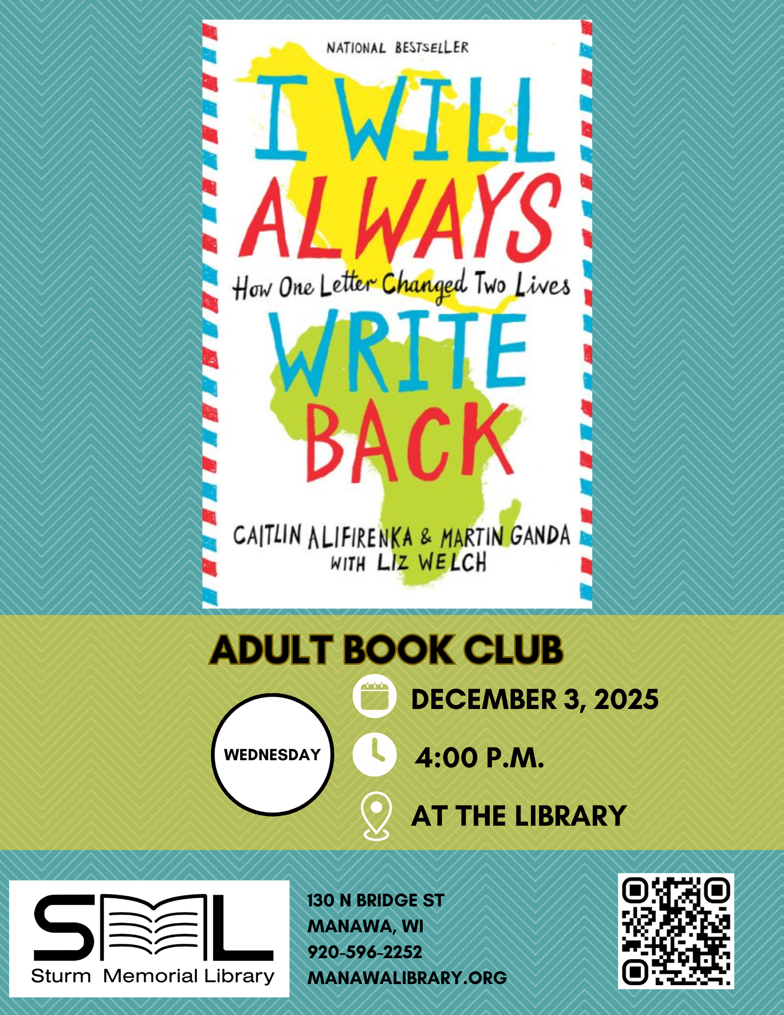 I Will Always Write Back Book Cover